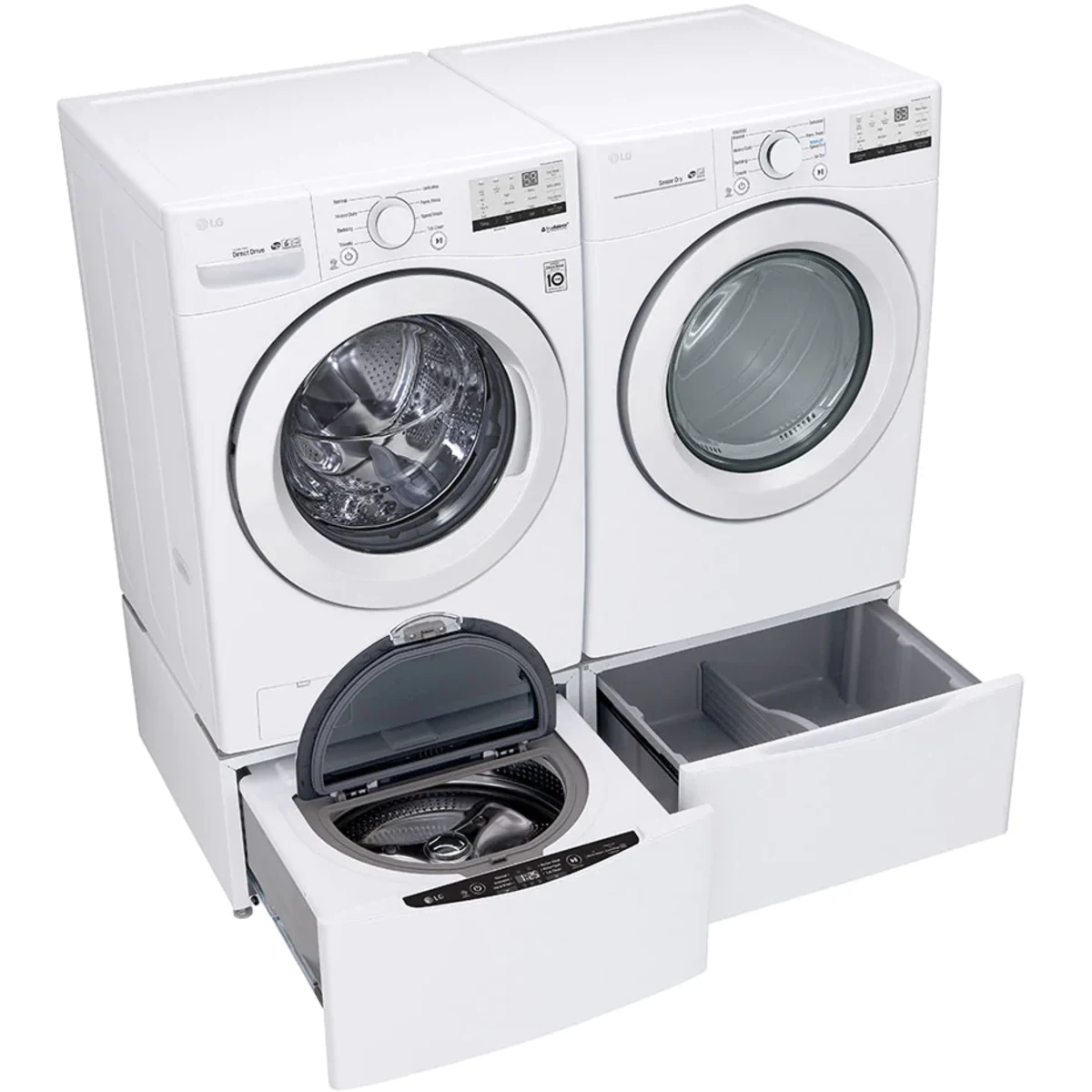 LG DLG3401W 27 Inch Gas Dryer - Image 5