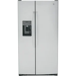GE GSE25GYPFS 36 Inch Freestanding Side by Side Refrigerator