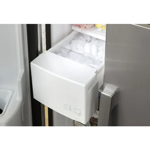 GE GSE25GYPFS 36 Inch Freestanding Side by Side Refrigerator - Image 8