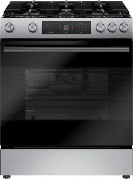 Bosch 100 Series 30 Inch Slide-In Gas Range - 5.8 cu. ft. - Model HGF1050MUC