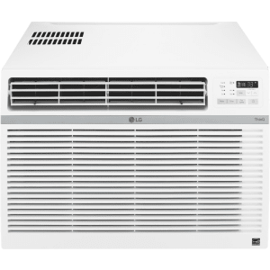 LG LW2521ERSM 24,500 BTU Smart Window Air Conditioner with 24 Hour Timer, Wi-Fi Connectivity, Auto Restart, 3 Fan Speeds, Wireless Remote, 10.3 EER, 7.7 Pts/Hr Dehumidification, Energy Star Rated and 230V