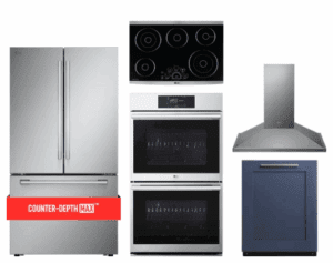 LG LGRECTWODWRH743 5 Piece Kitchen Appliances Package
