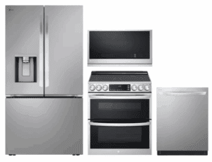 LG LGRERADWMW21327 4 Piece Kitchen Appliances Package