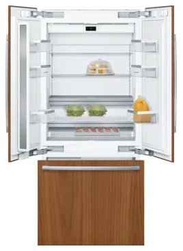 B36IT905NP 36 Inch Built-In French Door Smart Panel Ready Refrigerator with 19.4 cu. ft. Total Capacity,