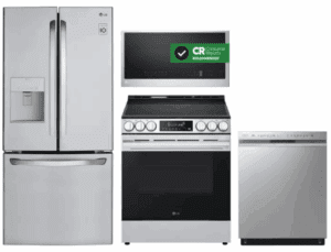LG LGRERADWMW21324 4 Piece Kitchen Appliances Package