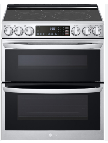 LG LTEL7337F 30 Inch Slide-In Electric Smart Range with 5 Burners, Double Oven, 7.3 Cu. Ft.