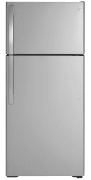 GE GTE19JSNRSS 30 Inch Top Freezer Refrigerator with 19.2 Cu. Ft. Capacity: Stainless Steel