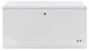 GE FCM16SLWW 65 Inch Manual Defrost Garage Ready Chest Freezer with 15.7 Cu. Ft. Capacity