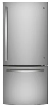 GE GBE21DYKFS 30 Inch Bottom Freezer Refrigerator with 21 Cu. Ft. Capacity