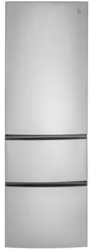 GE GLE12HSPSS 24 Inch Counter Depth Bottom Freezer Refrigerator with 11.9 Cu. Ft. Capacity