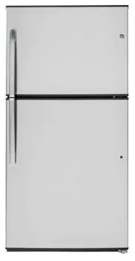 GE GTE21GSHSS 33 Inch Top-Freezer Refrigerator with 21.2 cu. ft. Capacity