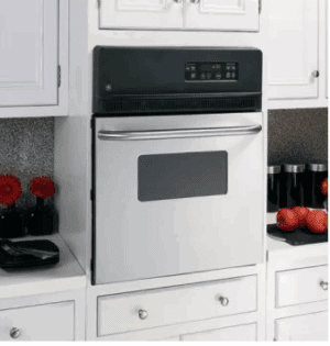 GE JRS06SKSS 24 Inch Single Electric Wall Oven with 2.7 cu. ft : Stainless Steel