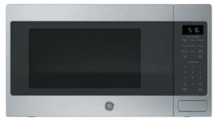 GE GCST09N1WSS 0.9 cu. ft. Countertop Microwave Oven with 900 Watts : Stainless Steel
