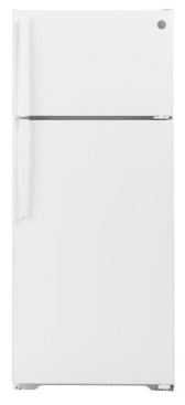 GE GTS18HGNRWW 28 Inch Top Freezer Refrigerator with 17.5 Cu. Ft. Capacity in White