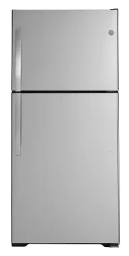 GE GTS19KYNRFS 30 Inch Top Freezer Refrigerator with 19.2 Cu. Ft. Capacity