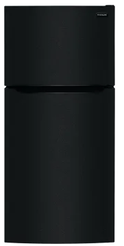 Frigidaire FFTR1814WB 30 Inch Top Freezer Refrigerator with 18.3 Cu. Ft. Total Capacity : Black