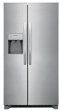 Frigidaire FRSS2623AS 36 Inch Freestanding Side by Side Refrigerator with 25.6 Cu. Ft. Total Capacity