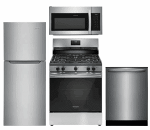 FRRERADWMW888962123  4 Piece Kitchen Appliances Package with Top Freezer Refrigerator