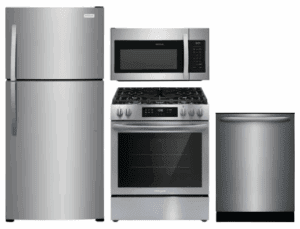 FRRERADWMW888962086  4 Piece Kitchen Appliances Package with Top Freezer Refrigerator