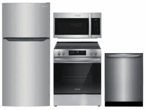 FRRERADWMW888962084 4 Piece Kitchen Appliances Package with Top Freezer Refrigerator