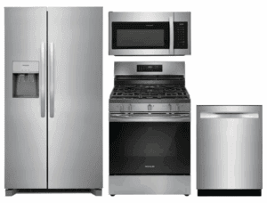 FRRERADWMW4567 4 Piece Kitchen Appliances Package with Gas Range