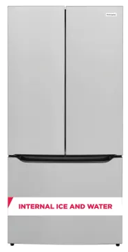 Frigidaire FRFG2033AV 33 Inch Counter-Depth French Door Refrigerator with 20 Cu.Ft. Capacity