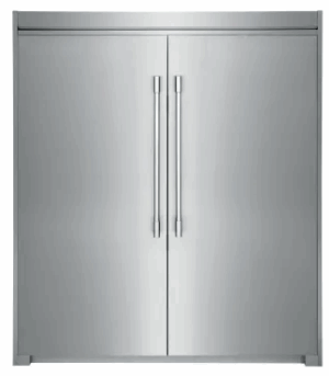 Frigidaire Professional Series FRREFR3 Side-by-Side Column Set with 33 Inch Refrigerator and 33 Inch Freezer in Stainless Steel