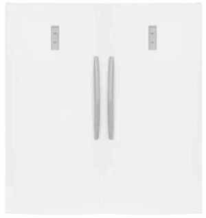 Frigidaire FAGARAGEREADYFF2024AW Column Set with 33 Inch Refrigerator and 33 Inch Freezer in White