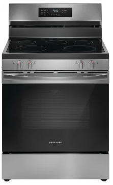 Frigidaire FCRE3083AS 30 Inch Freestanding Electric Range with 5 Elements, 5.3 cu. ft. Convection Oven
