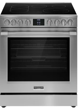 Frigidaire Professional Series PCFE3080AF 30 Inch Slide-In Electric Range with 5 Elements, 6.2 cu. ft. Total Convection Oven