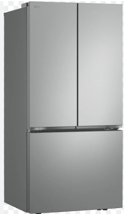 LG LF25Z6211S 36 Inch Smart French Door Refrigerator with 25 cu. ft. Capacity, Slim IcePlus™ Icemaker, Wi-Fi Enabled, ThinQ, Glide N' Serve® Drawer, 6 Door Bins