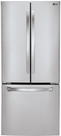 LG LRFCS29D6S 36 Inch Smart Freestanding French Door Refrigerator with 29 cu. ft. Total Capacity