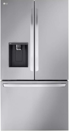 LG LRFXC2606S 36 Inch Counter-Depth MAX™ Smart French Door Refrigerator with 26 cu.ft. Capacity, WiFi Enabled