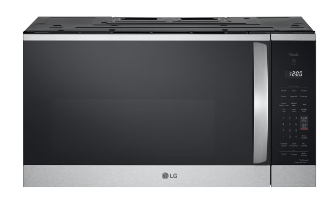 LG MVEM1825X 1.8 Cu. Ft. Over-the-Range Smart Microwave Oven with 1,000 Watts,