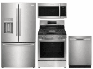 FRRERADWMW4529 4 Piece Kitchen Appliances Package with French Door Refrigerator