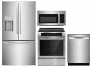 FRRERADWMW4522  4 Piece Kitchen Appliances Package with French Door Refrigerator, Induction Range
