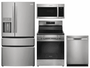 FRRERADWMW888962041  4 Piece Kitchen Appliances Package with French Door Refrigerator