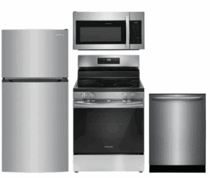 FRRERADWMW888962019  4 Piece Kitchen Appliances Package with Top Freezer Refrigerator