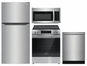 FRRERADWMW888961955  4 Piece Kitchen Appliances Package with Top Freezer Refrigerator