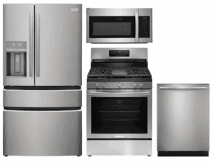 FRRERADWMW888961944  4 Piece Kitchen Appliances Package with French Door Refrigerator