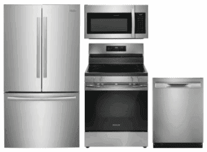 FRRERADWMW888961922  4 Piece Kitchen Appliances Package with French Door Refrigerator