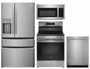 FRRERADWMW888961914  4 Piece Kitchen Appliances Package with French Door Refrigerator
