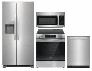 FRRERADWMW888961883  4 Piece Kitchen Appliances Package with Side-by-Side Refrigerator