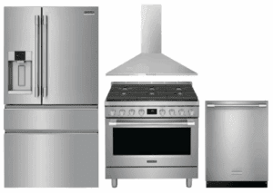 FRRERADWRH89 4 Piece Kitchen Appliances Package with French Door Refrigerator