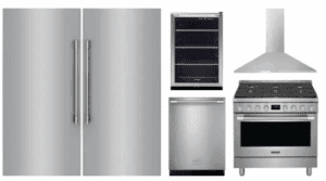 FRIGIDAIRE020401  6 Piece Kitchen Appliances Package with Column