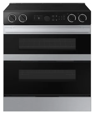 NSE6DG8550SR 30 Inch Slide-In Electric Smart Range with 5 Elements, 6.3 cu. ft. Flex Duo™ Convection+ Oven