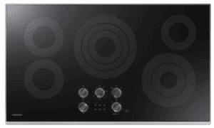 NZ30K6330RS 30 Inch Electric Cooktop with 5 Radiant Heating Elements, Rapid Boil, Sync Burners