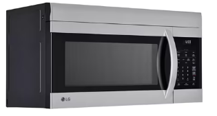 LG LMV1764ST 30 Inch Over the Range 1000W Microwave Oven with 1.7 Cu. Ft - Image 3