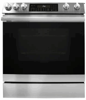 SSR3065JS 30 Inch Slide-In Electric Range with 5 Radiant Burners, 6.3 Cu.Ft. Capacity