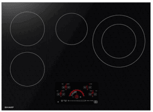 SCR3042FB 30 Inch Drop In Cooktop with 4 Radiant Elements, Glass Touch Controls